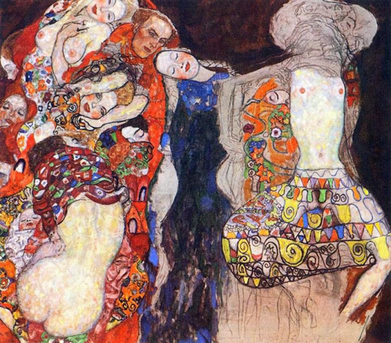 #Gustav Klimt; Gelin/ The Bride (1918)
