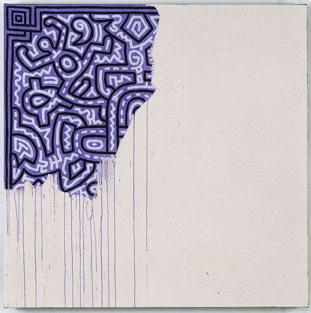 #Keith Haring: Yarım Kalmış Resim/Unfinished painting, 1990